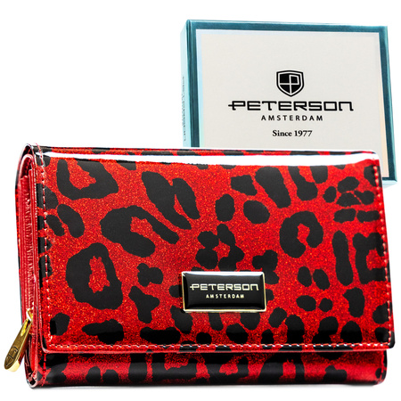 Portfel damski skóra+PU PTN PS112-PDS Red