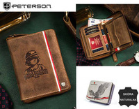 PETERSON PTN 340PW-04 RFID leather wallet