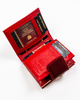 Portfel skórzany RFID PETERSON PTN 42329-SBR Red