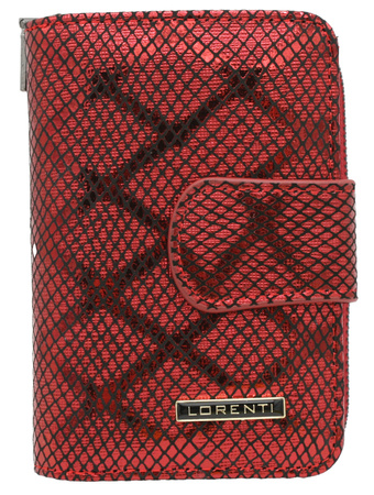 Portfel damski skórzany 76115-MKR Red