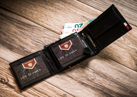 PETERSON PTN 304P-01 RFID leather wallet