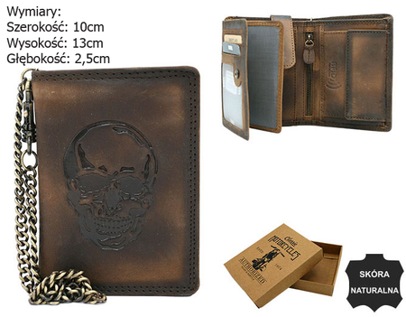 Portfel skórzany N4C-VIN-13 Brown