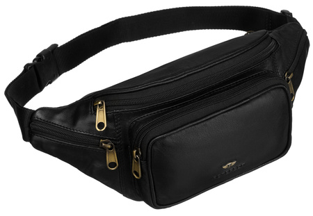 Saszetka skórzana PTN 301-NGN Black