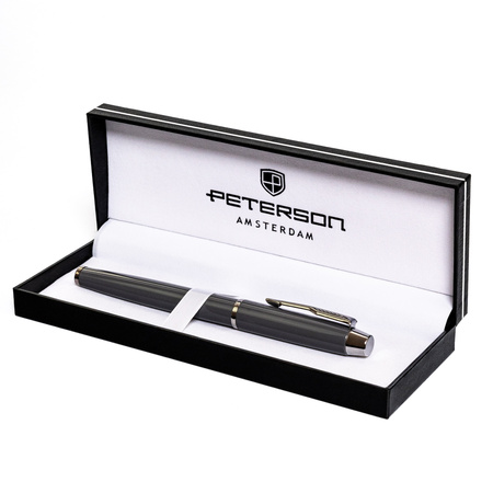 Długopis w pudełku Peterson PTN 222 Gray