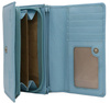 Portfel skórzany PTN KA-25 Sky blue+grey