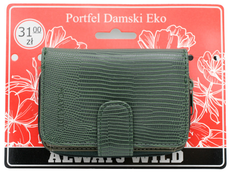Portfel damski PU A-030B-BL Green
