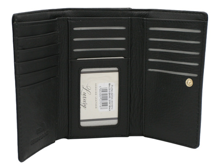 Portfel damski skórzany RH-23-1-SH-R Black