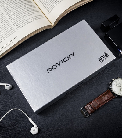 Rovicky women's RFID leather wallet CPR-8787-BAR