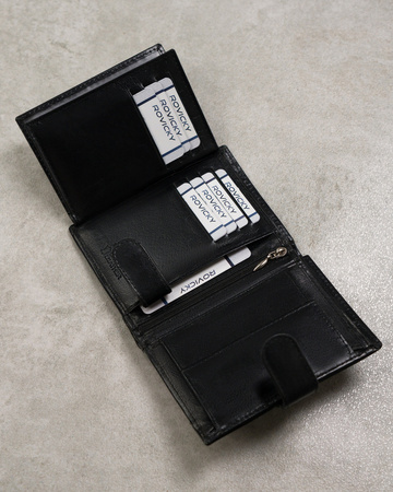 Men's leather wallet 0001L-P-BS