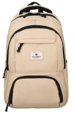 Plecak Peterson PTN 77712 Beige