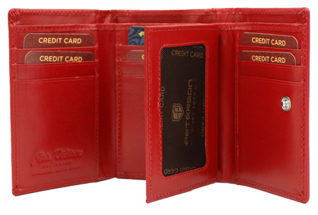 Portfel damski skórzany PTN 1680480-NGV Red