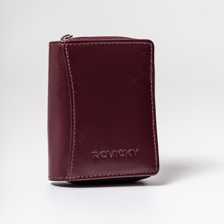 Portfel damski skórzany R-RD-34-GCL Plum