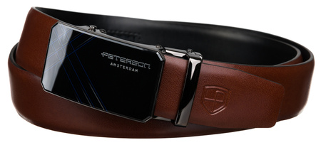 Pasek automat skórzany PTN A007