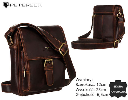 Torba męska skórzana PTN TB-012-WAX