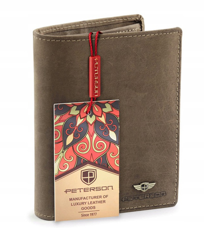 PETERSON PTN 339 2-1-4 RFID leather wallet