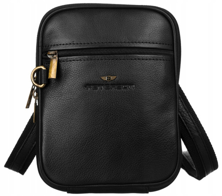 Torba skórzana PTN 1113-NDM BLACK