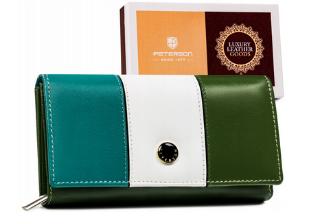 PETERSON PTN RD-07-GCL-S RFID leather wallet