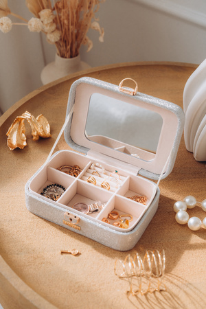 Szkatułka na biżuterię PTN SZK-07 Silver