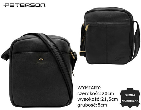 PETERSON leather bag PTN 8021-NDM