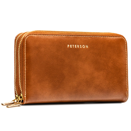 Portfel damski PU PTN 007-HF Camel
