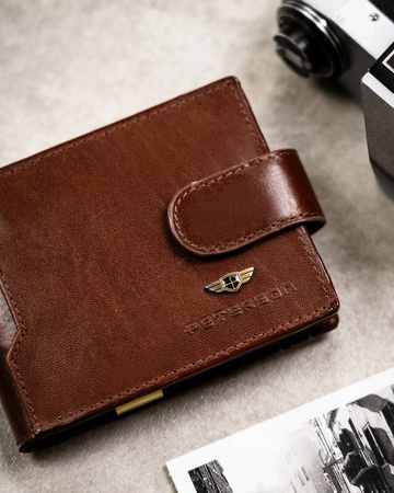 Three-Piece Gift Set: Men's Wallet, Cardholder and Keychain by Peterson PTN SET3-N78L-VT