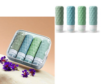 Zestaw silikonowych buteleczek SBP-90-SET4 Green