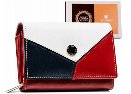 PETERSON PTN RD-02-GCL-Y RFID leather wallet