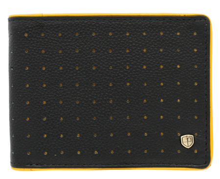 Peterson wallet sk. PTN 304.03 BLACK+YELLOW
