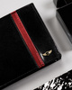 Men's leather wallet PTN N01-VTP BL-RED