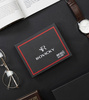 Portfel skórzany RFID ROVICKY N993-RVTS Black+Red