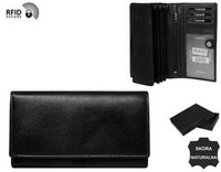 WOMEN'S leather wallet RD-08-GCL-NL Black
