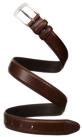 Pasek męski skórzany PTN LTP-CRU BROWN