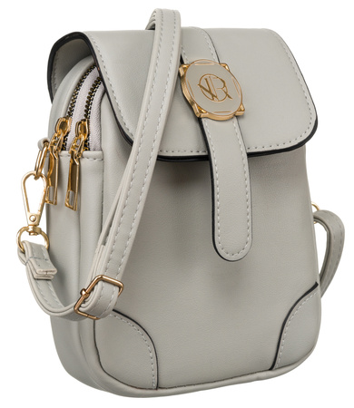 Torebko Portfel PU R-MBV-02 Light grey