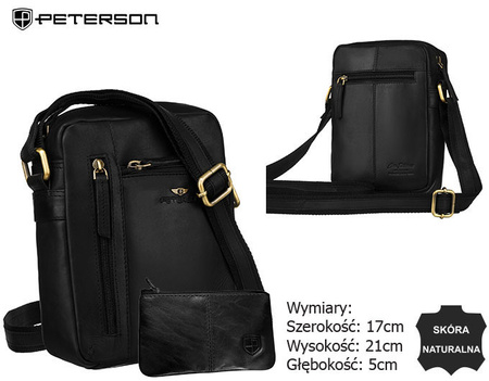 Torba skórzana + Etui PTN YP002E OPU Black
