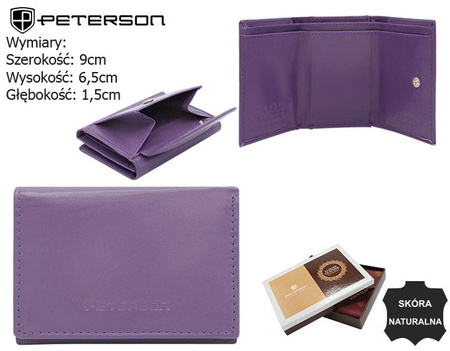 PETERSON PTN RFID leather wallet RD-SWZX-86-MCL