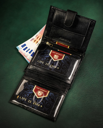 PETERSON PTN 317Z-P RFID leather wallet