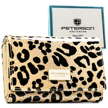 Portfel damski skóra+PU PTN PS112-PDS Gold