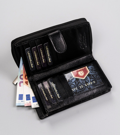 Portfel damski skórzany PTN RD-42-GCL-A Black