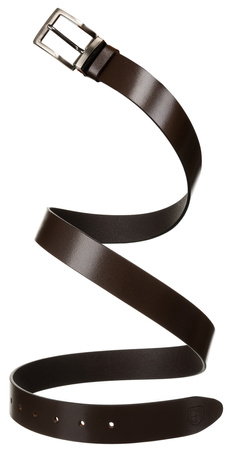 Pasek męski skórzany PTN LTP-TEX BROWN