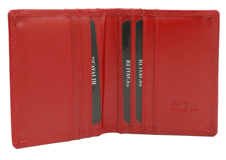 Portfel skórzany CW1015-LGV Red
