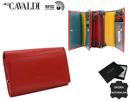Portfel skórzany RFID 4U CAVALDI RD-22-GCL