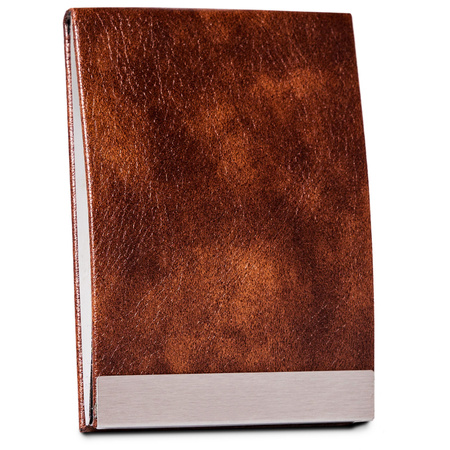 Etui ze skóry eko M6102-NL Brown