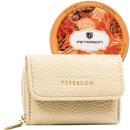Portfel damski eko w puszce PTN 011-HB-PUS Beige