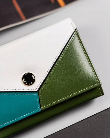 PETERSON PTN RD-22-GCL-Y RFID leather wallet