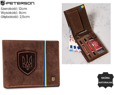 Portfel męski skórzany PTN 304UP HUNTER