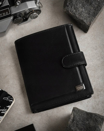 Portfel skórzany RFID ROVICKY PC-108L-BAR