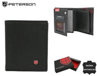Portfel skórzany RFID PETERSON PTN MR-05-CN