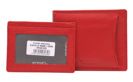 Portfel skórzany CW1012-NDM Red