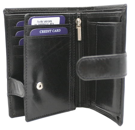 Leather Wallet RV-7680056-9-L-BCA Black