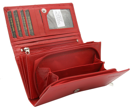 Portfel skórzany R-RD-07-GCL-Q Red